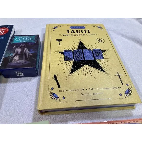 Book Bundle Tarot Astrology Dream Power Palmistry Herbalism W/ Tarot Deck Poster - Picture 5 of 16